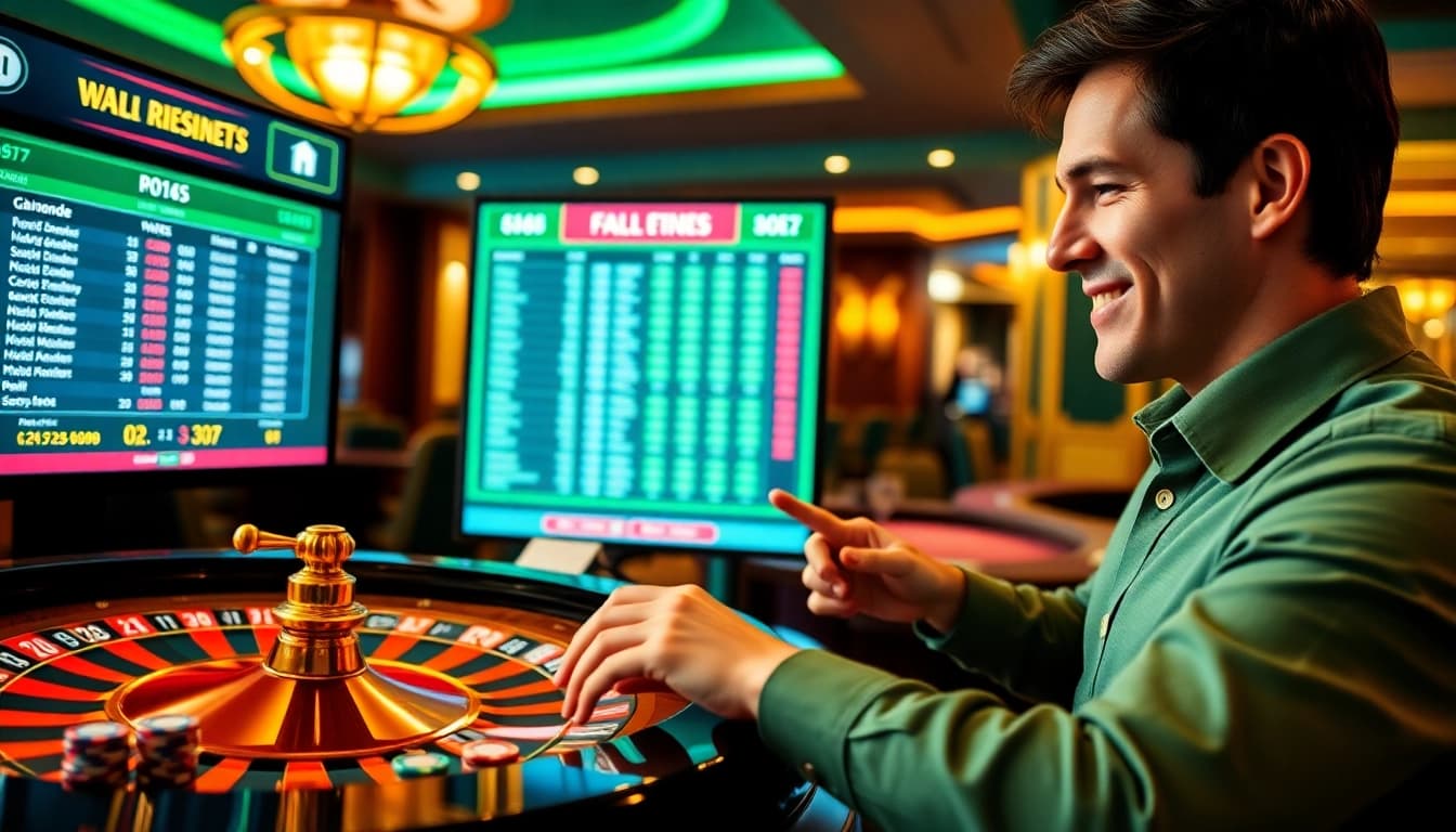 Experience the thrill of online betting at https://ok365ok.net/ with vibrant casino gaming visuals.