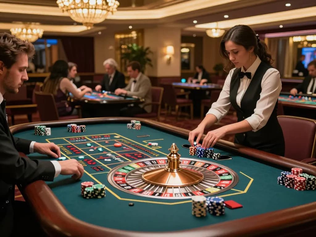Experience the thrill of roulette betting at rr88l1 with players engaged in strategic gameplay.
