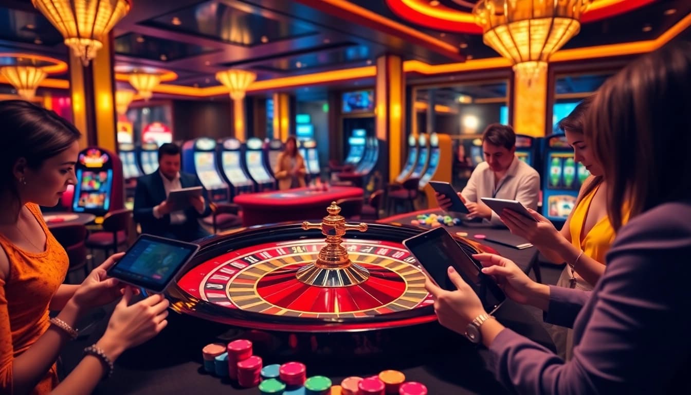 Players enjoying a professional online casino experience at 33win with exciting gaming elements.