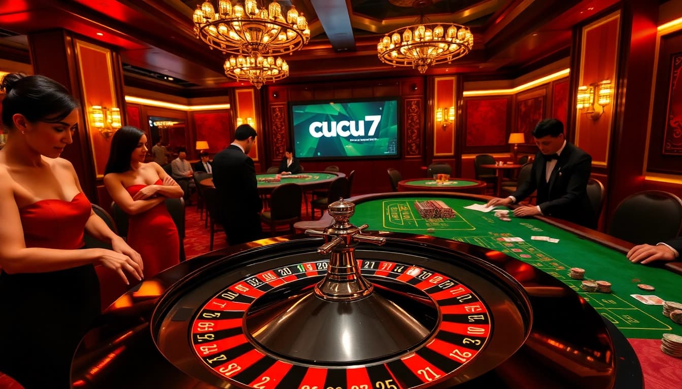 Experience the thrill of cucu777 gaming with luxury casino visuals and high-stakes excitement.