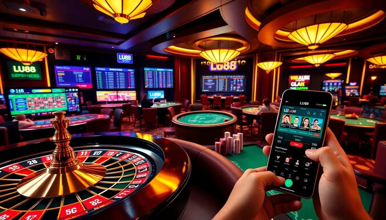 LU88 offers an engaging online betting experience with vibrant casino elements and exciting gameplay.