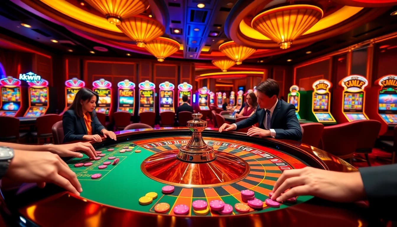 Experience the thrill of winning at kkwin with vibrant casino games and exciting gambling action.