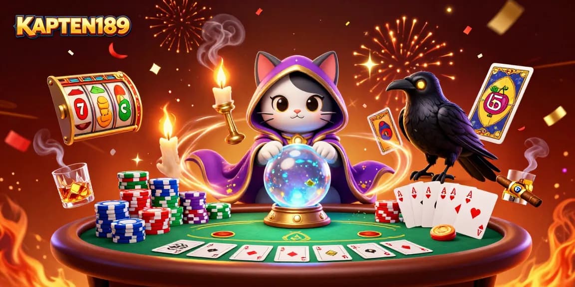 KAPTEN189 memikat pemain dengan suasana slot online yang memukau dan permainan poker seru
