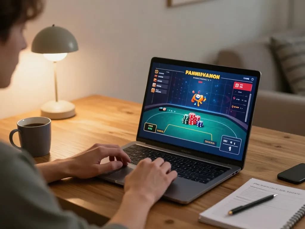 Player enjoying an online poker game on 789bet with vibrant graphics and cozy atmosphere