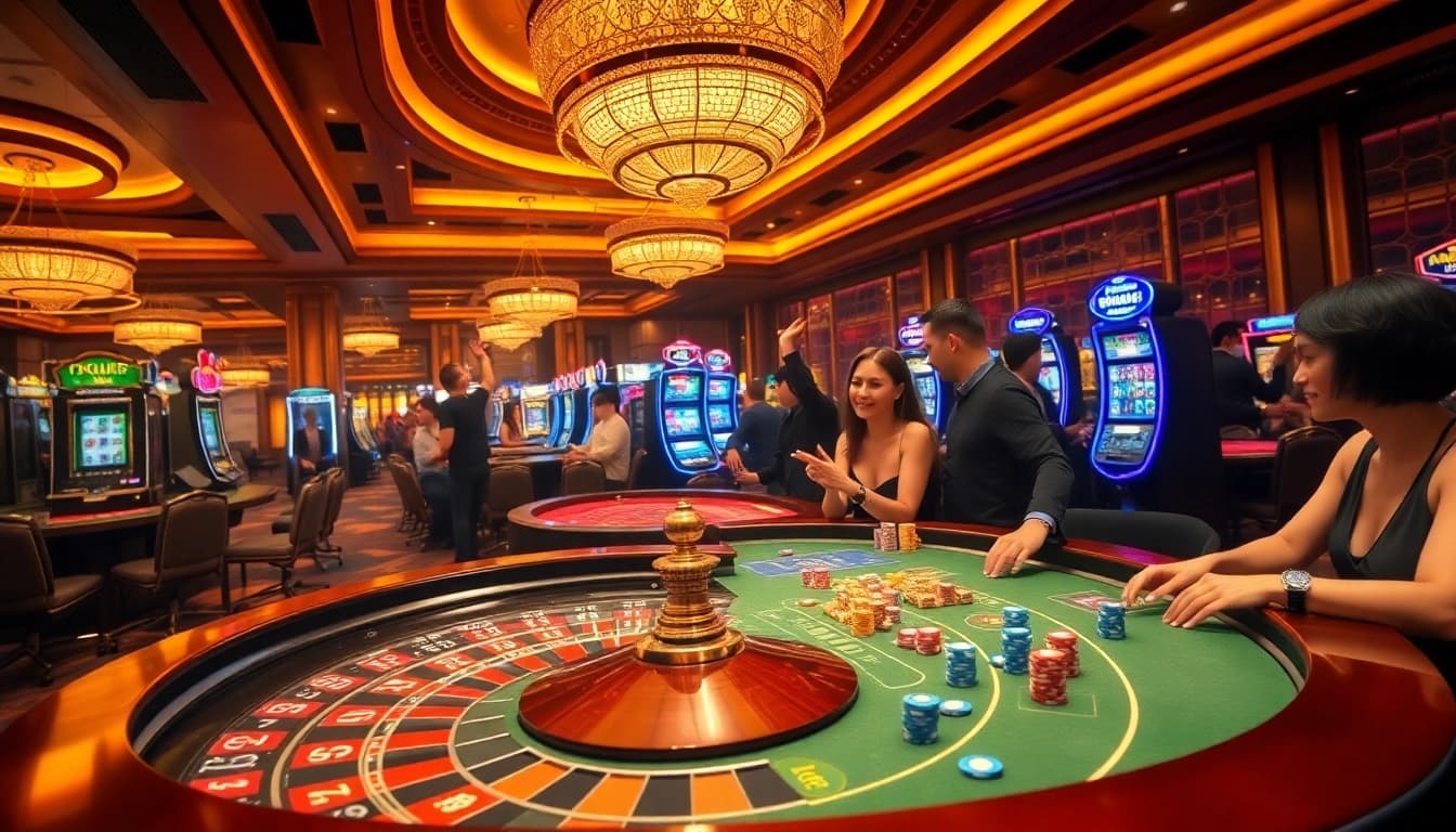 Experience thrilling gameplay at Jun88 with vibrant casino games and exciting betting action.