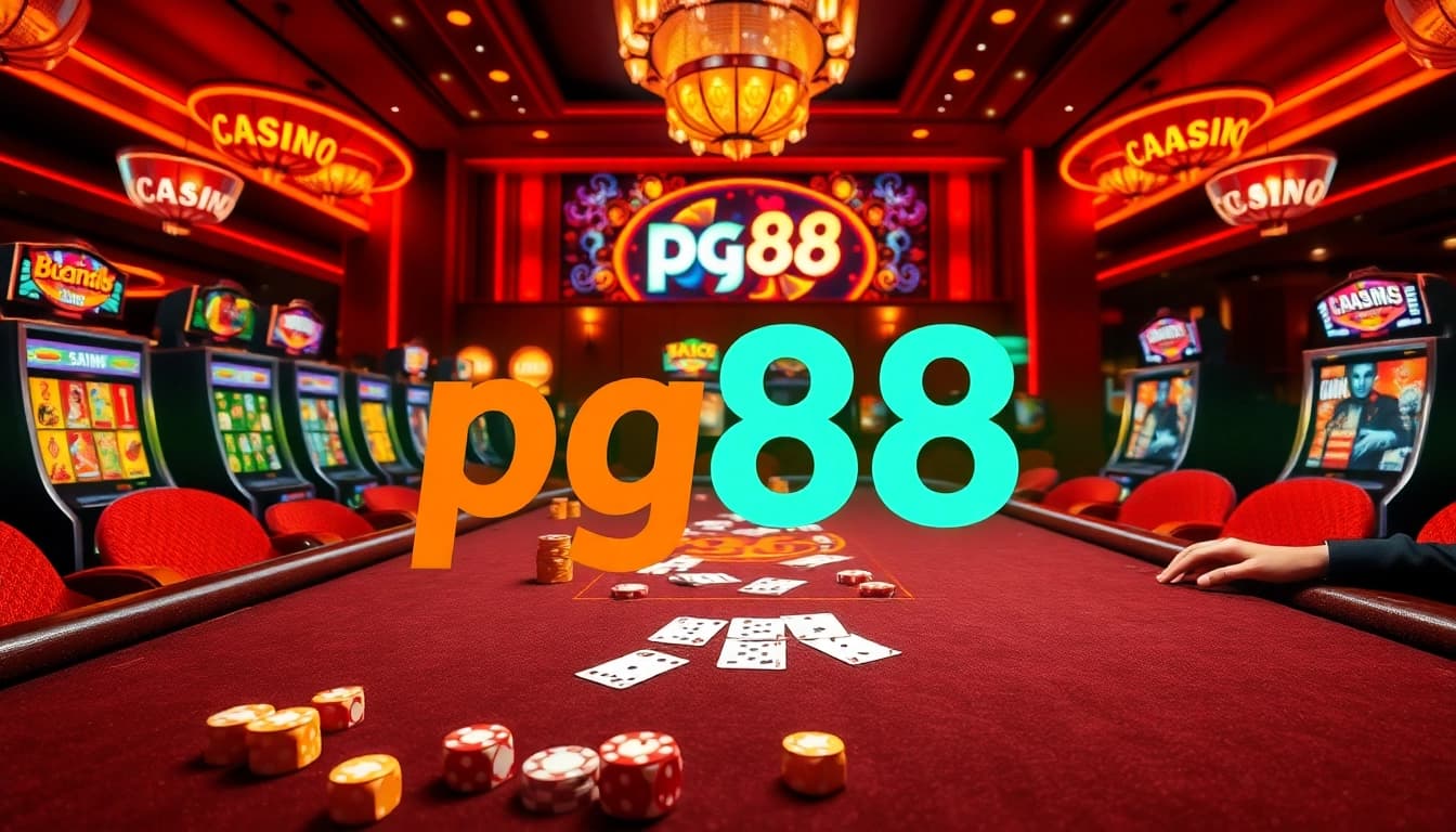 Experience the thrill of pg88 with professional dealers at an excitement-filled casino table.