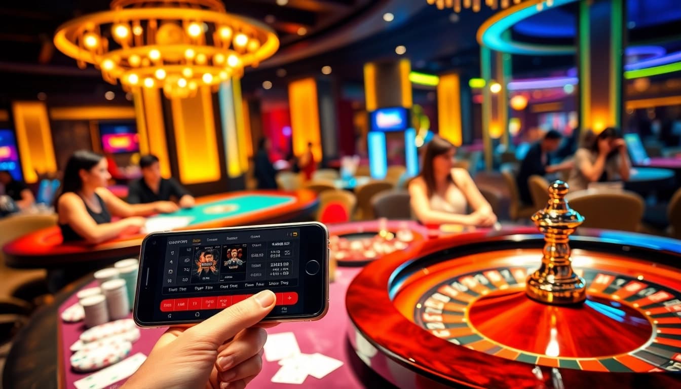 Experience thrilling gambling action at UU88 with engaging players and vibrant casino elements.