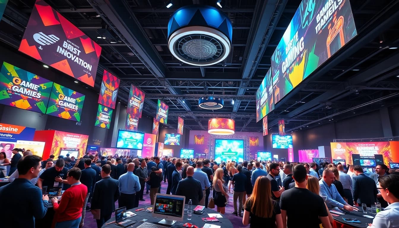Explore networking opportunities at Brazil iGaming & Events in 2026 with vibrant interactions.