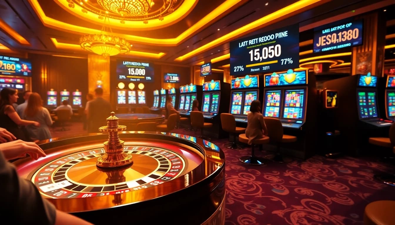 Players enjoying high-stakes games at a vibrant LEGO138 casino, focusing on strategy and excitement.