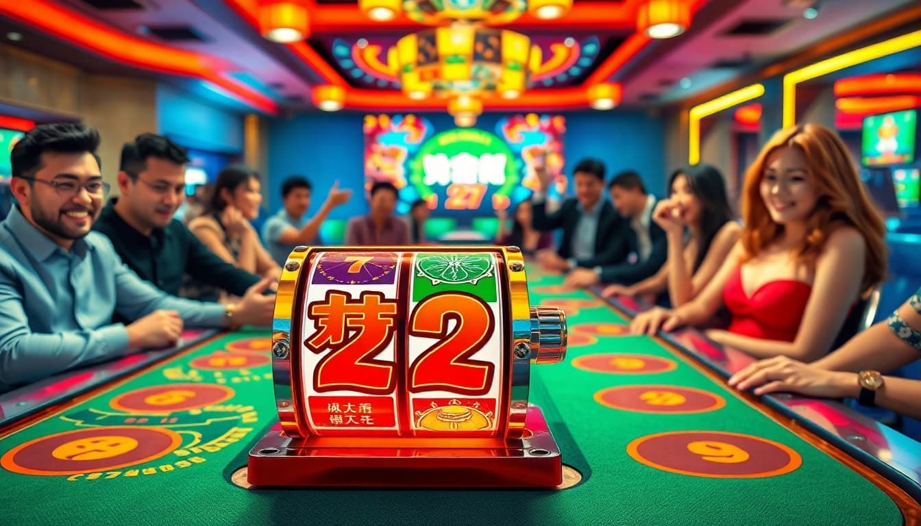 參與雷神之錘2試玩遊戲的玩家在賭場中的興奮時刻。