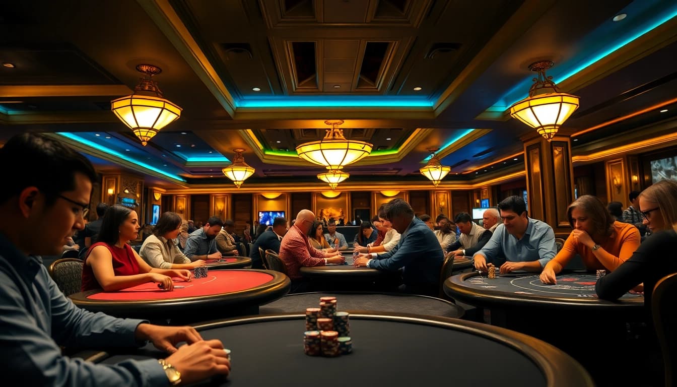 Menangkan permainan SBOBET88 dengan suasana kasino yang menghibur dan pemain yang bersemangat.