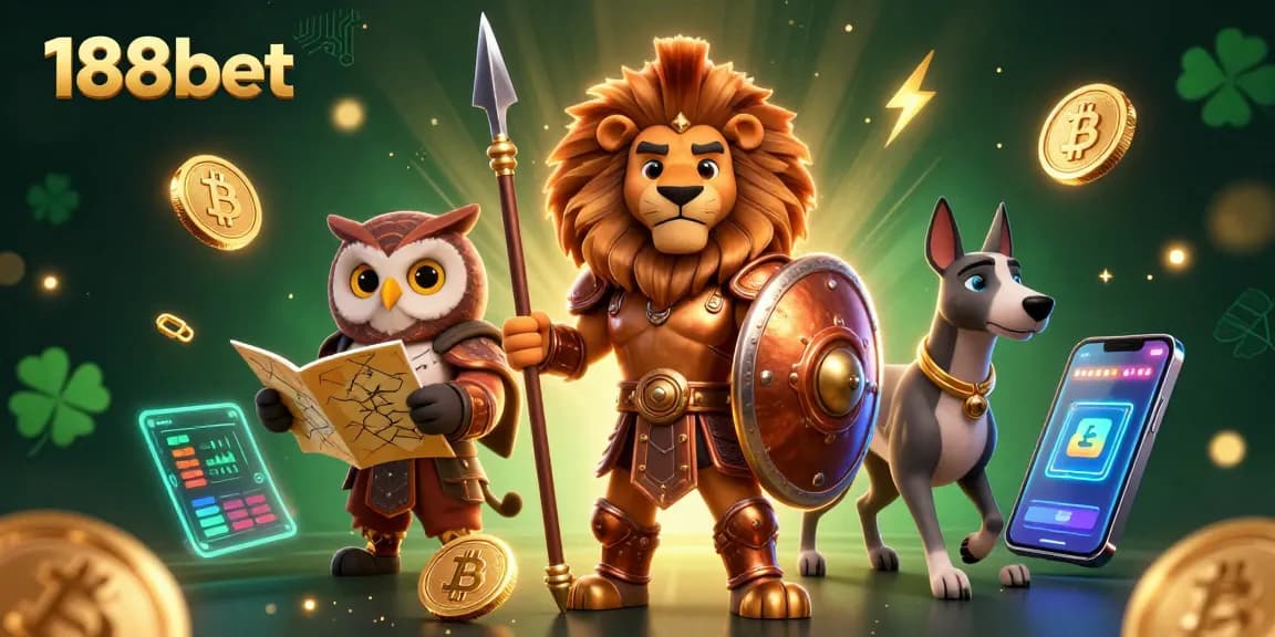 Taruhan seru dengan 188bet di arena kasino online, dikelilingi oleh elemen permainan menarik.