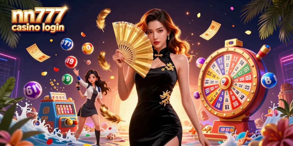 Experience nn777 casino login with vibrant dynamics and rich visual elements in a stunning casino setting.