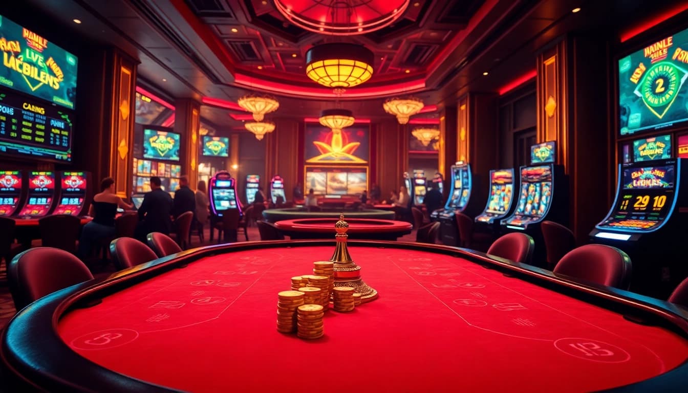 Exciting online gambling environment at https://bong88.casa/ with vibrant tables and engaging gameplay.