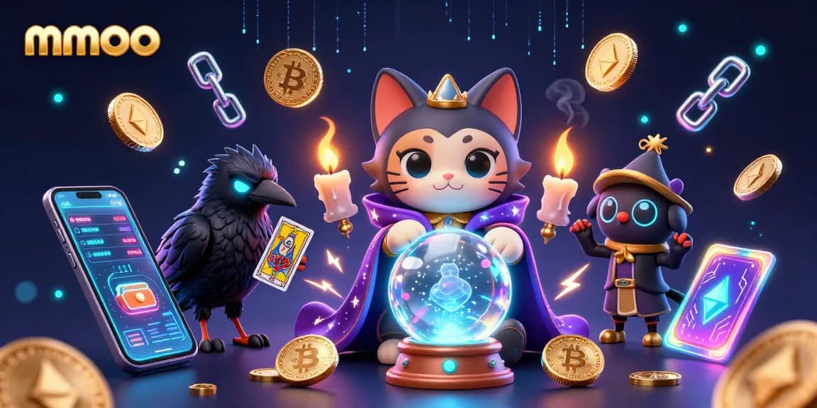 Engage with mmoo's thrilling casino experience featuring vibrant 3D fortune tellers and mystical elements.