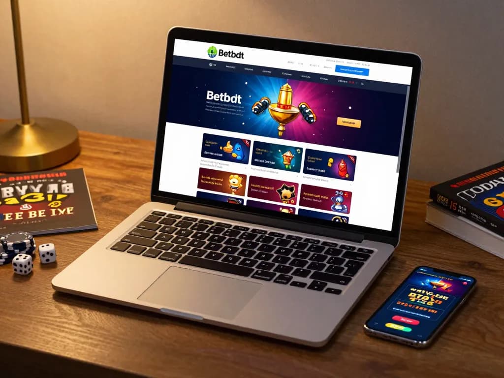 Engaging Betbdt online gambling platform interface on a user-friendly device, showcasing vibrant betting options.