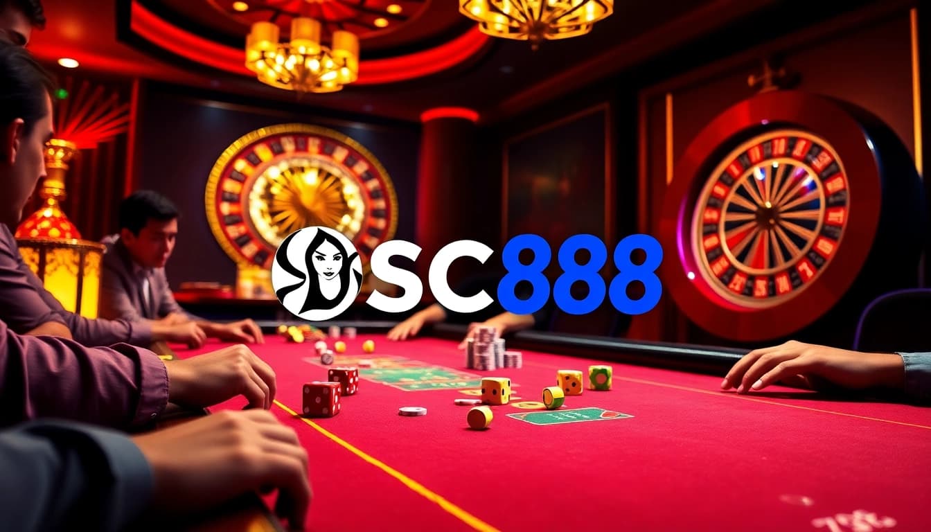 SC88 enhances the casino experience with exciting poker action and vibrant gambling atmosphere.