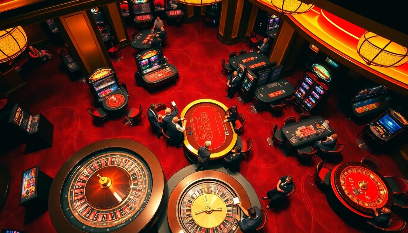 Experience the excitement of winning at https://rr88wang.com/ with vibrant casino tables filled with eager players.