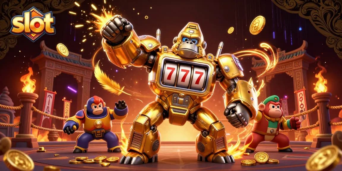 Slot menghadirkan pengalaman mendebarkan dengan mekanisme mesin slot dan banyak koin terbang.