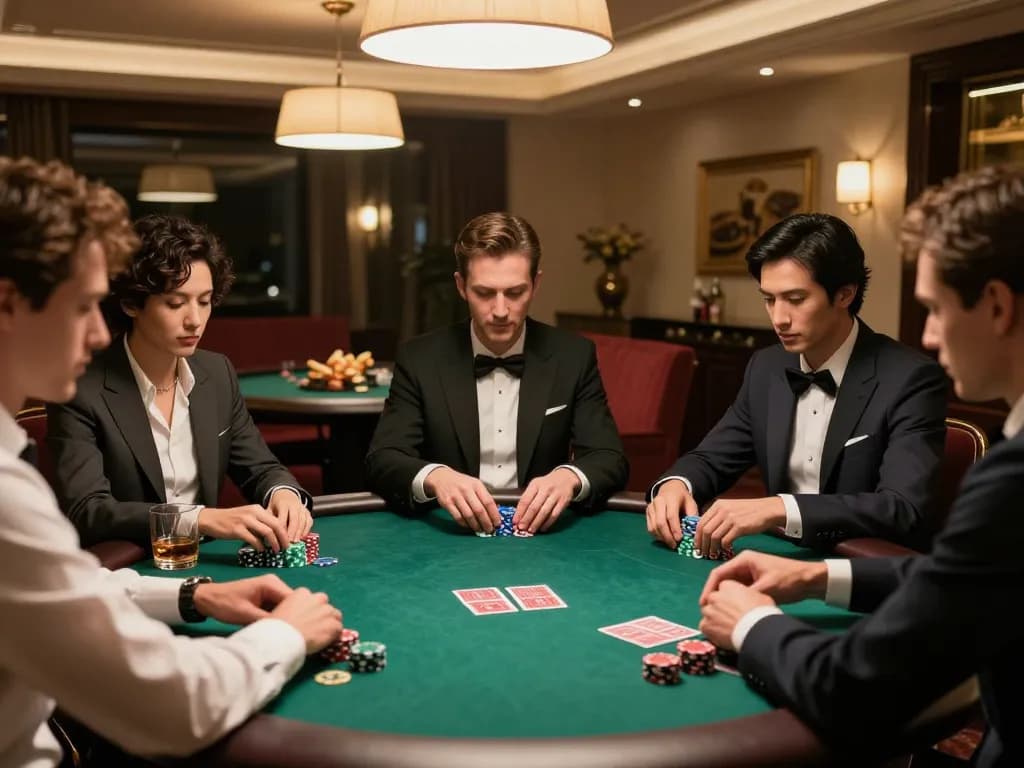 Compete in premium poker games with msg777 in an upscale gaming room atmosphere.