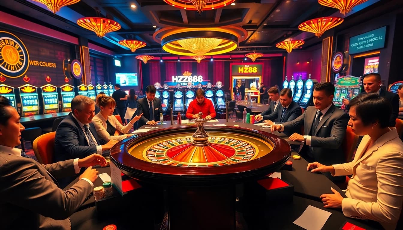 Experience the thrill of a luxury casino with hz88 roulette gameplay and vibrant betting atmosphere.