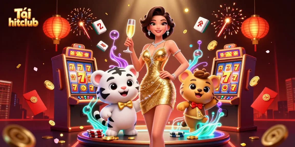 Tải hitclub to experience online gaming thrills with a glamorous atmosphere and vibrant elements.