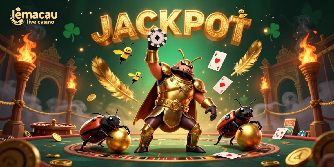 Experience the excitement of lemacau live casino with a dynamic illustration of champions and winnings!