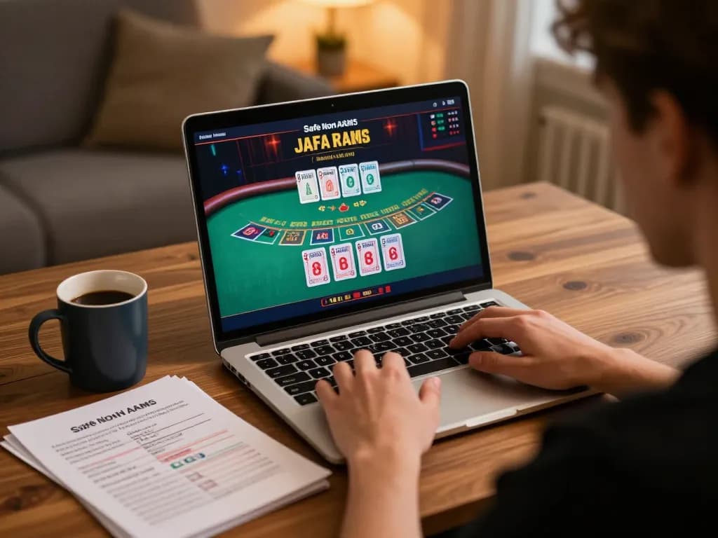 Engaging gameplay interaction at a Safe Non AAMS casino online, showcasing live dealer blackjack