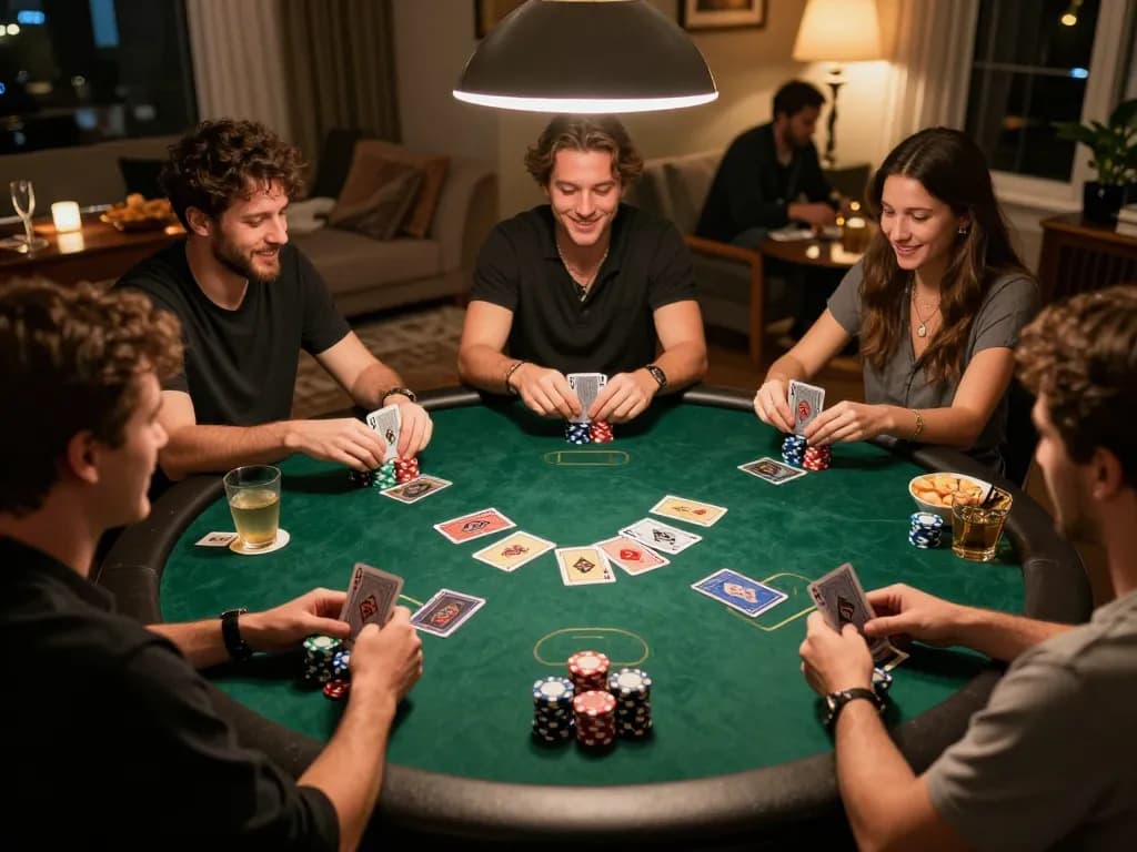 Login BAYITOTO untuk menikmati malam poker di rumah yang mendebarkan dengan teman-teman sambil bermain Texas Hold'em.