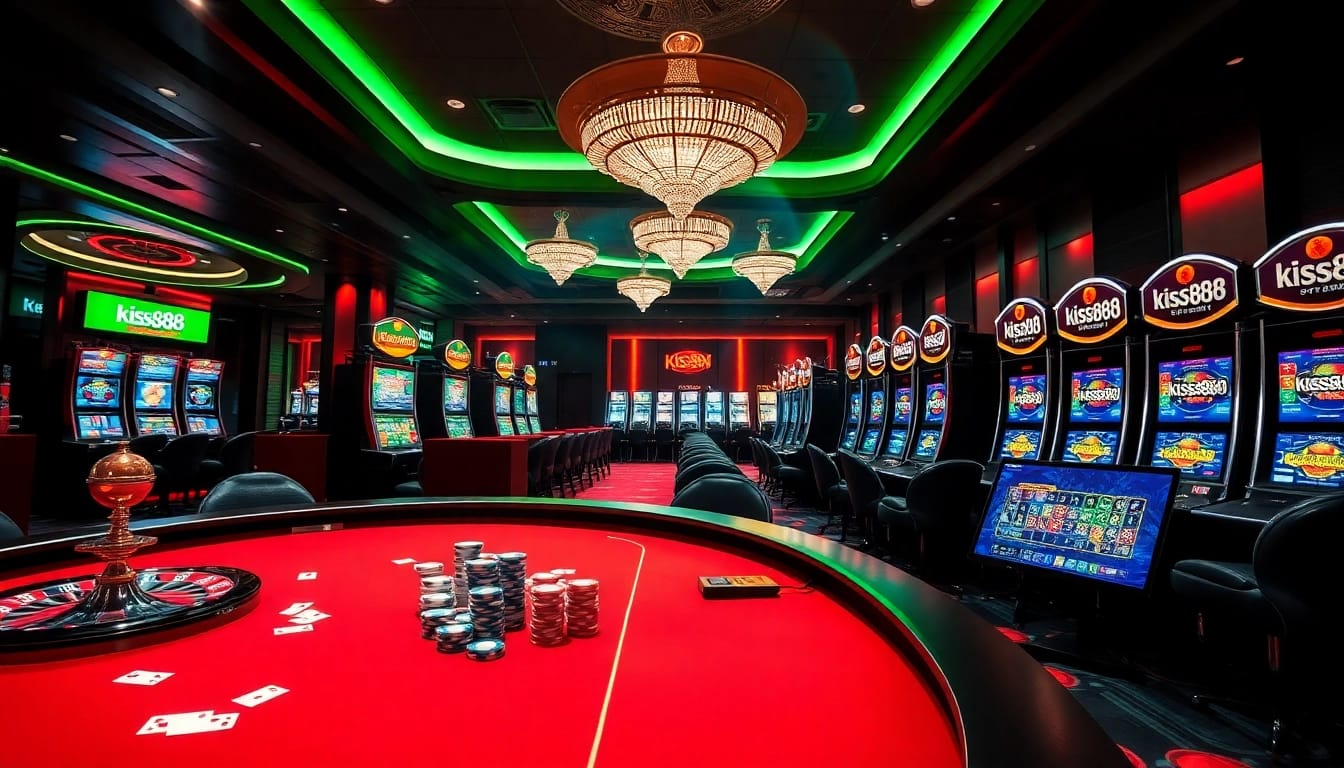 Experience the excitement of kiss888 with vibrant casino gaming elements and engaging gameplay.