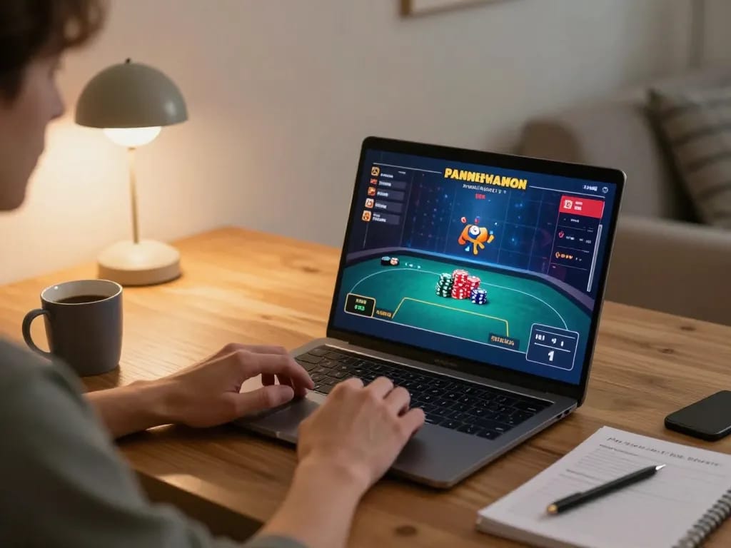 Player enjoying an online poker game on 789bet with vibrant graphics and cozy atmosphere