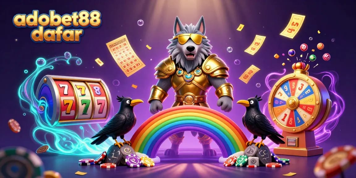 Engage with adobet88 daftar for thrilling slot reels, golden tickets, and vibrant casino action!