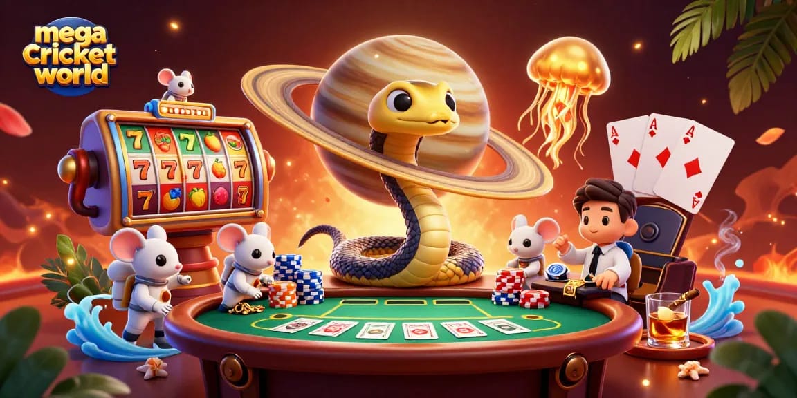 Experience thrilling gameplay at mega cricket world with vibrant slot reels and dynamic betting action.