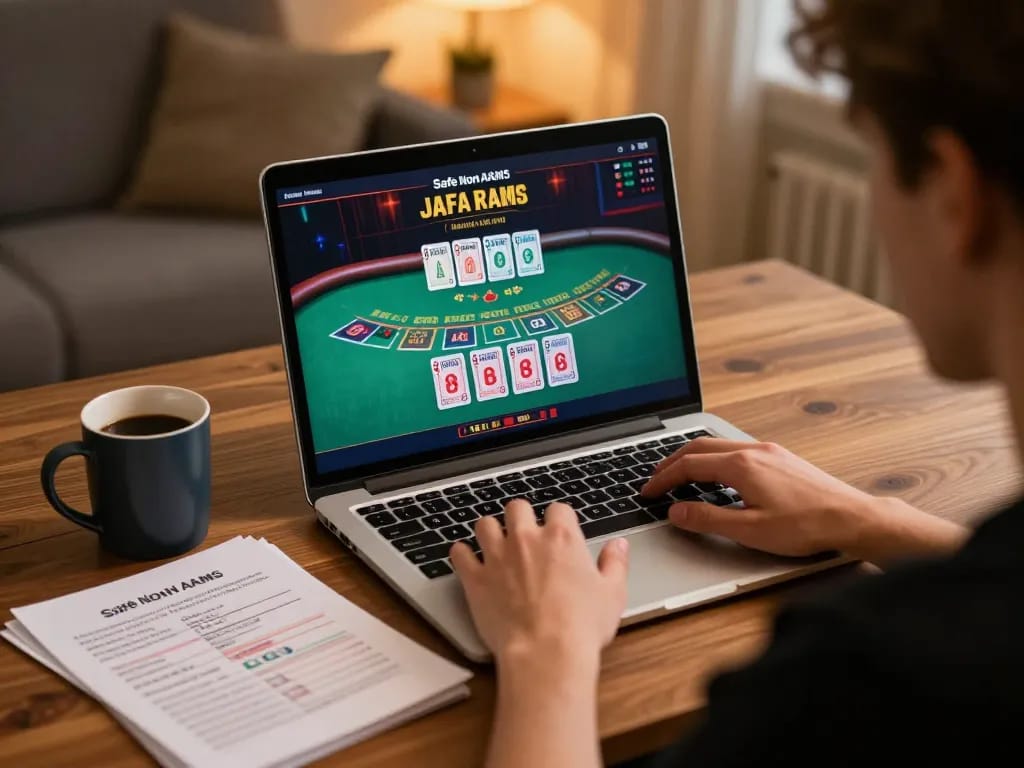 Engaging gameplay interaction at a Safe Non AAMS casino online, showcasing live dealer blackjack