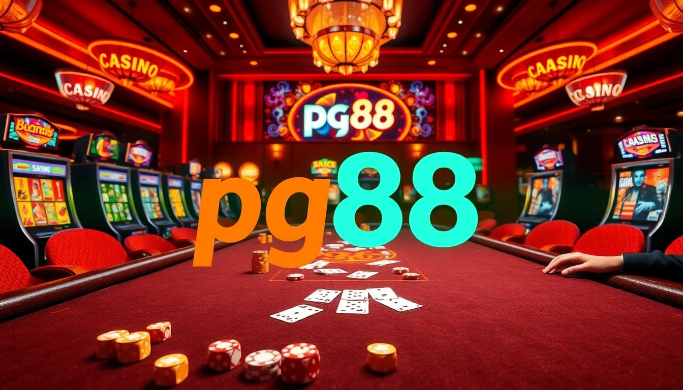 Experience the thrill of pg88 with professional dealers at an excitement-filled casino table.
