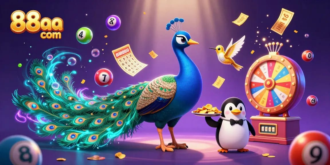 Experience the thrill of winning with 88aa com in this vibrant casino scene full of games and excitement.