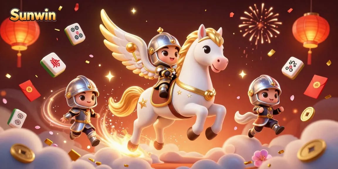 Spin and win with Sunwin's vibrant game elements in a lavish casino-themed illustration.