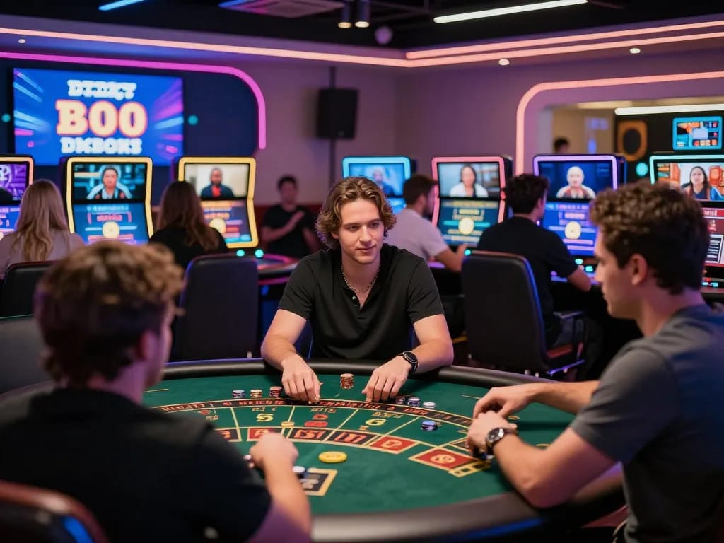 Alev Casino 112 online gaming scene with players enjoying live dealer games and vibrant promotions.