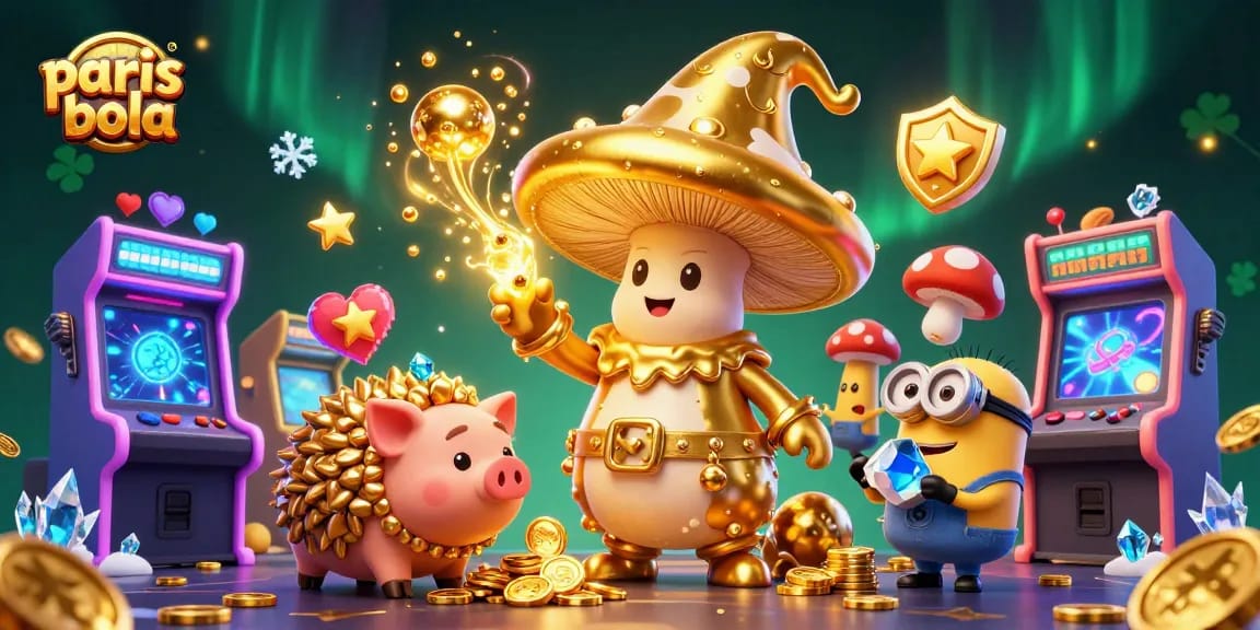 Experience the magic of parisbola with enchanting golden wizard and treasures in an immersive online casino.