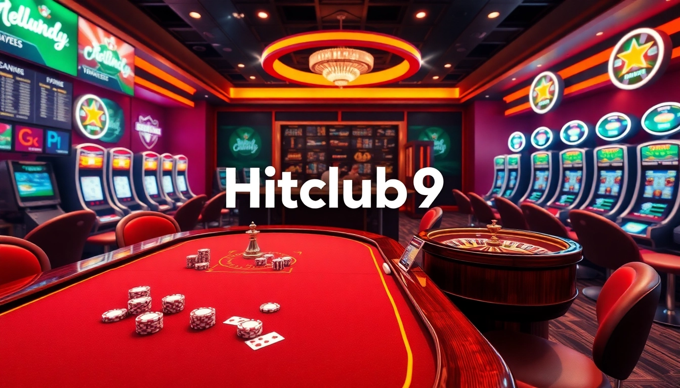 Experience thrilling gameplay at Hitclub9 with a vibrant casino atmosphere.