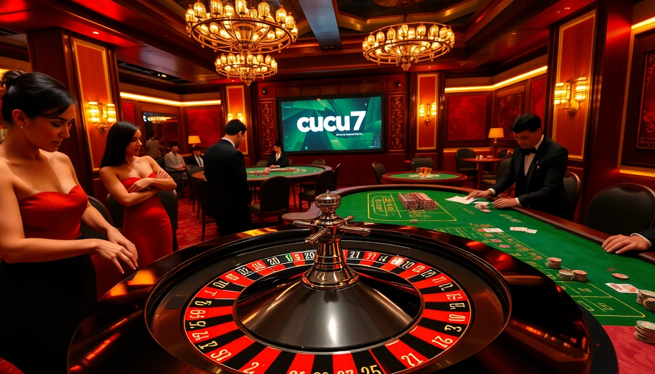 Experience the thrill of cucu777 gaming with luxury casino visuals and high-stakes excitement.