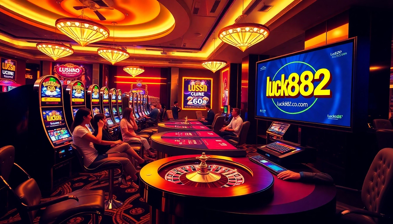 Experience the excitement of winning at https://luck882.co.com/ with lively casino games and players.