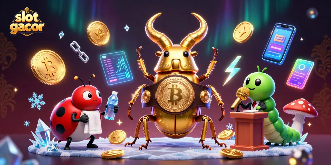 Engage in slot gacor adventures with vibrant characters, crypto coins, and thrilling gameplay.
