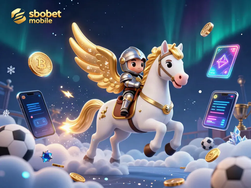 Experience sbobet mobile's thrilling sports betting with energetic characters and vibrant elements.