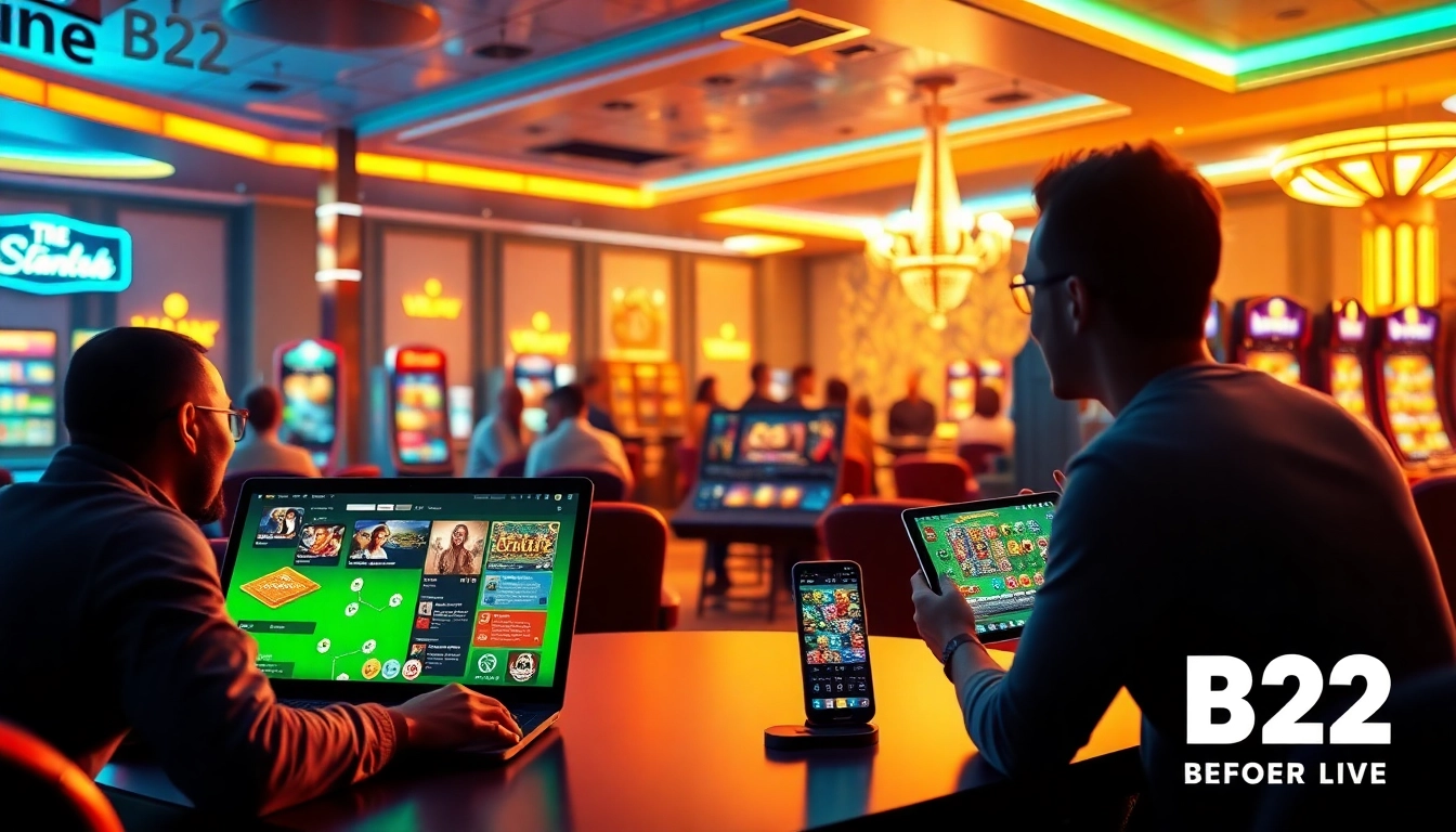 B52 Club online gaming experience showcasing exciting casino games and vibrant player engagement.