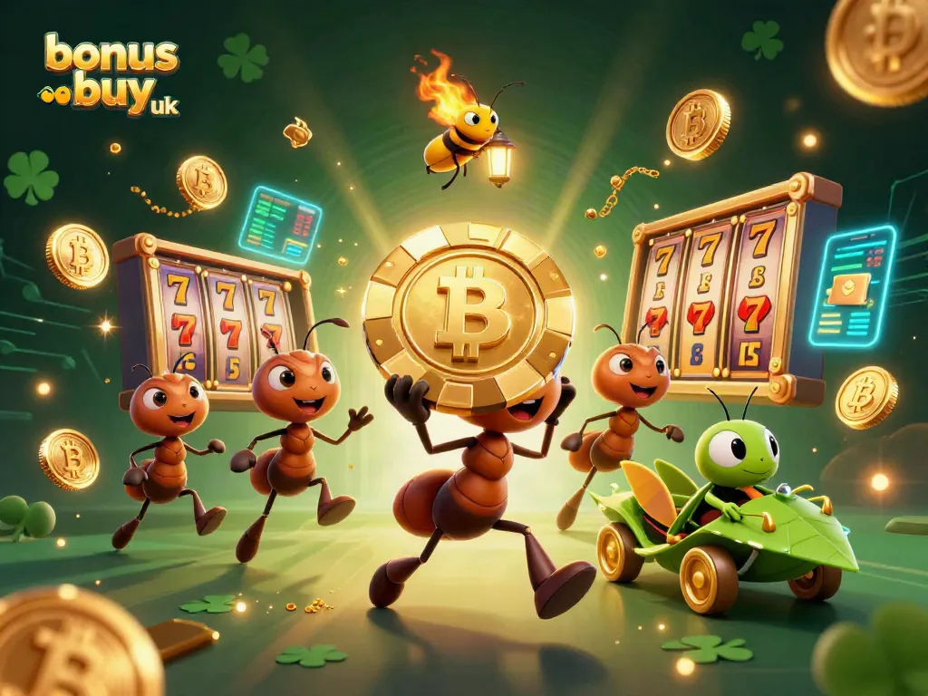 Experience thrilling gameplay with bonus buy slots uk in a vibrant casino heist scene.