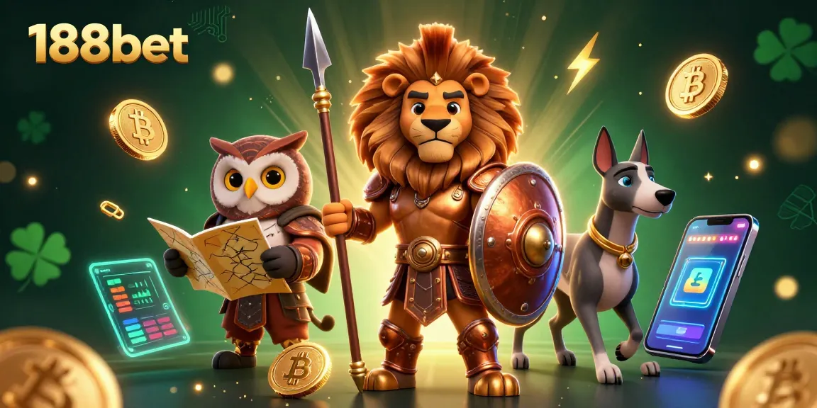 Taruhan seru dengan 188bet di arena kasino online, dikelilingi oleh elemen permainan menarik.