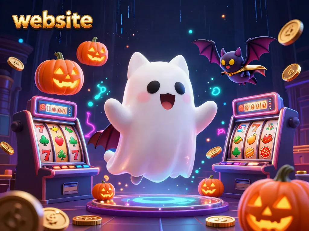 Permainan slot mengasyikkan di website dengan karakter kucing hantu dan kelelawar