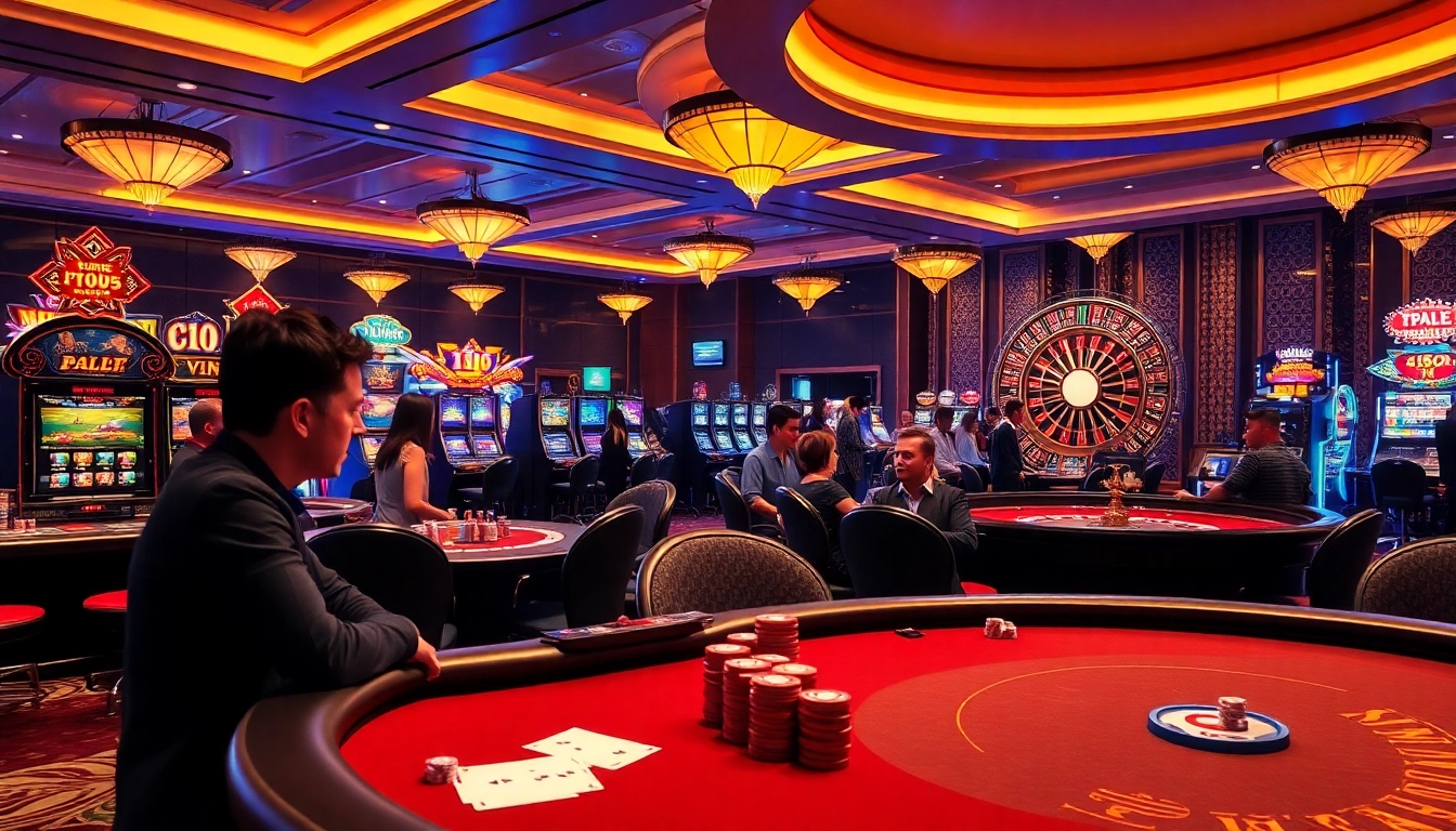 Experience the thrill of mm88-mm888 with vibrant casino floors and intense poker games.