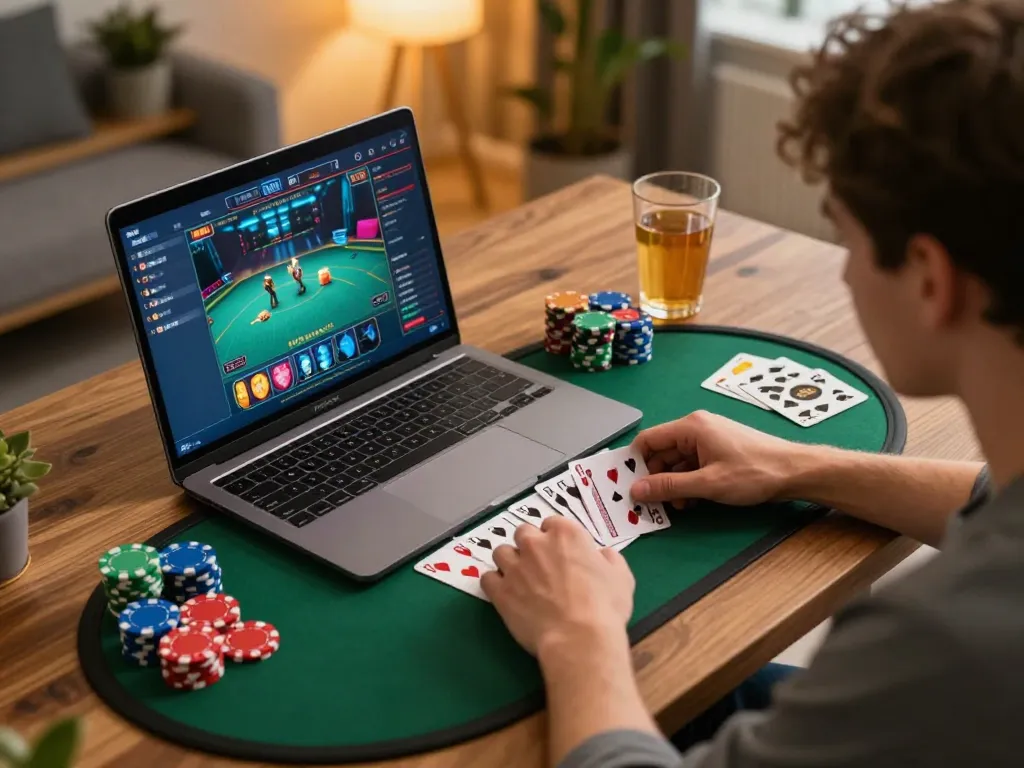 Experience engaging gameplay on taixiusunwin.art with Texas Hold'em action and cozy home atmosphere.